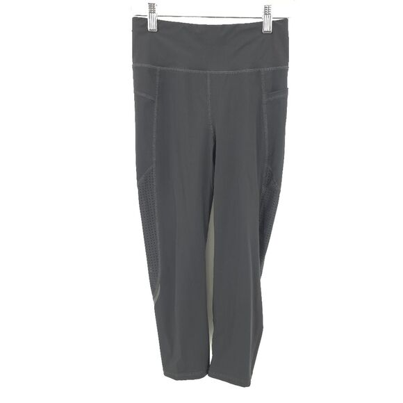 Sweaty Betty Zero Gravity Leggings Crop Black Venting Athleisure Gym XS - Picture 3 of 16